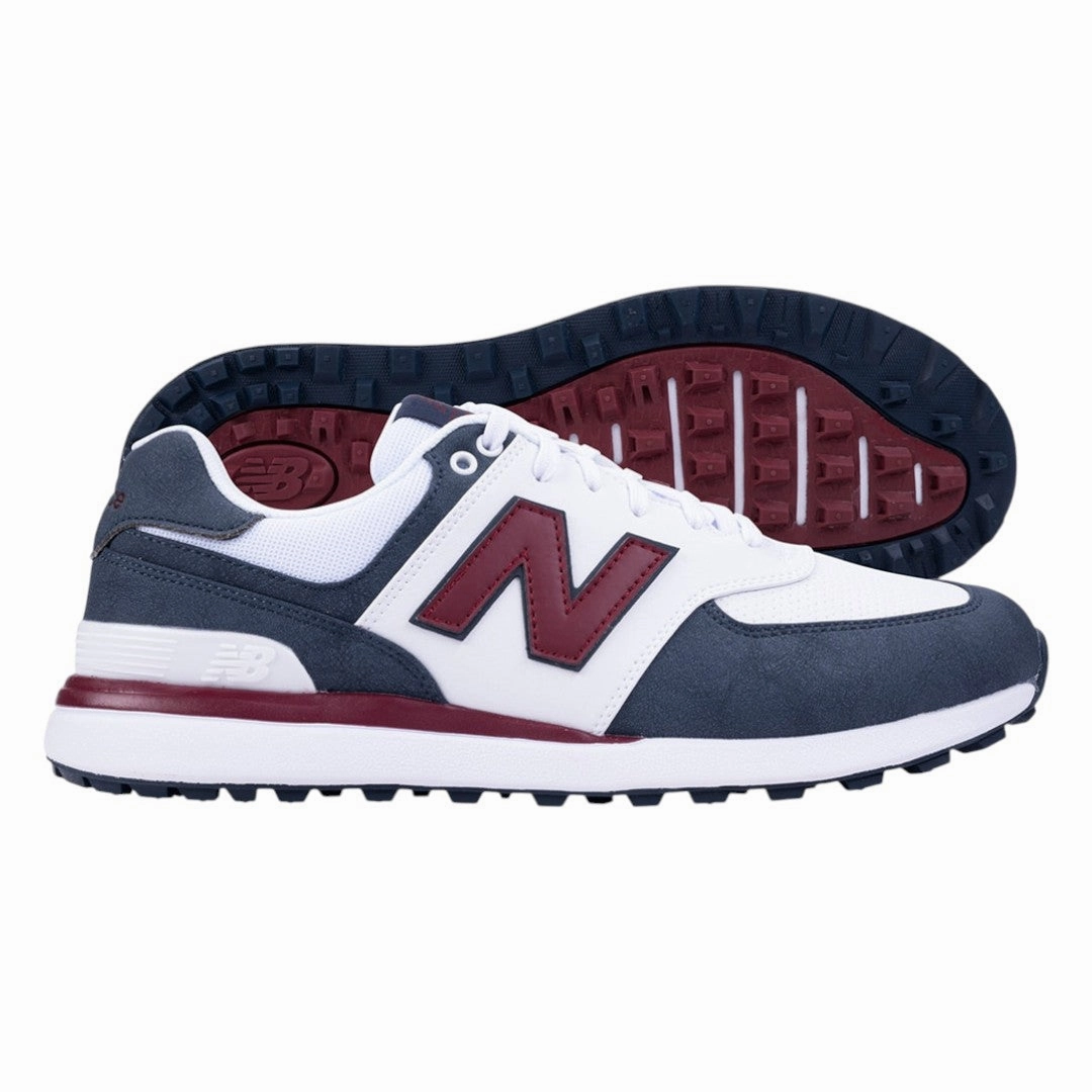 Leather New Balance 574 Greens V2 Golf Shoes Formal