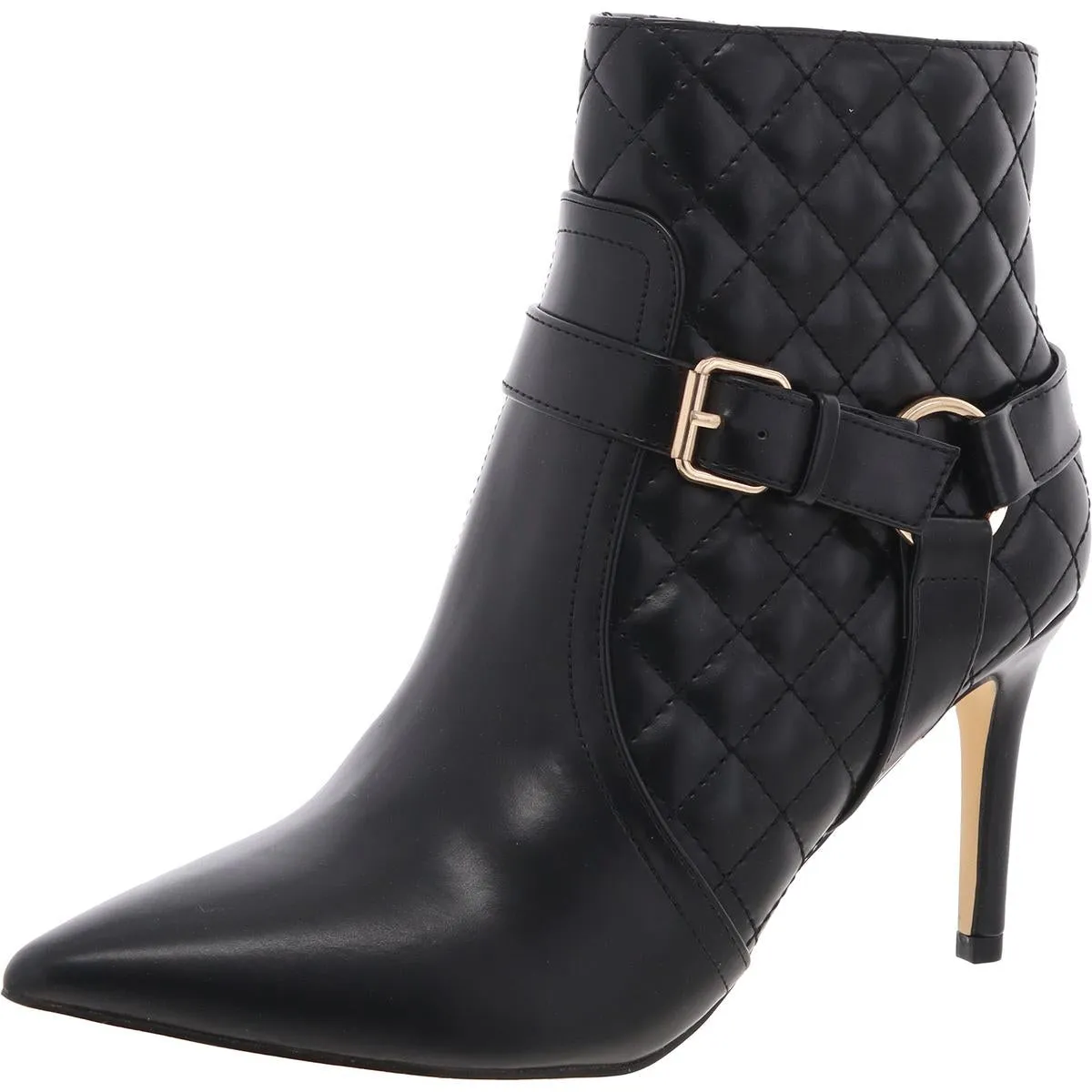 MAGDALENA Womens Textured Man Made Ankle Boots