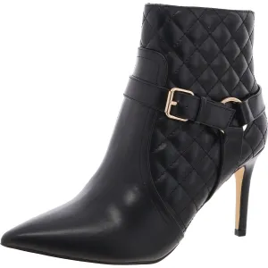 MAGDALENA Womens Textured Man Made Ankle Boots