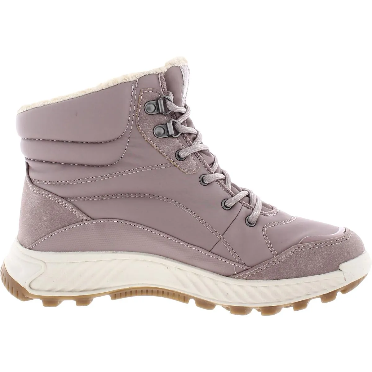 Maine Womens Cozy Lace-Up Winter & Snow Boots