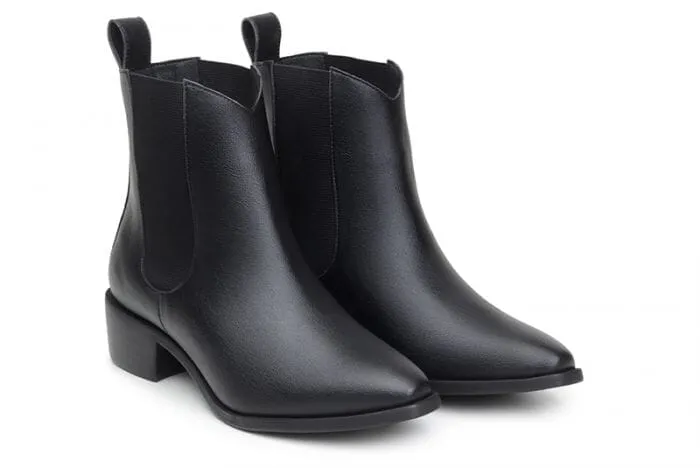 'Marcela II Women's Vegan Chelsea Boot by Ahimsa - Black