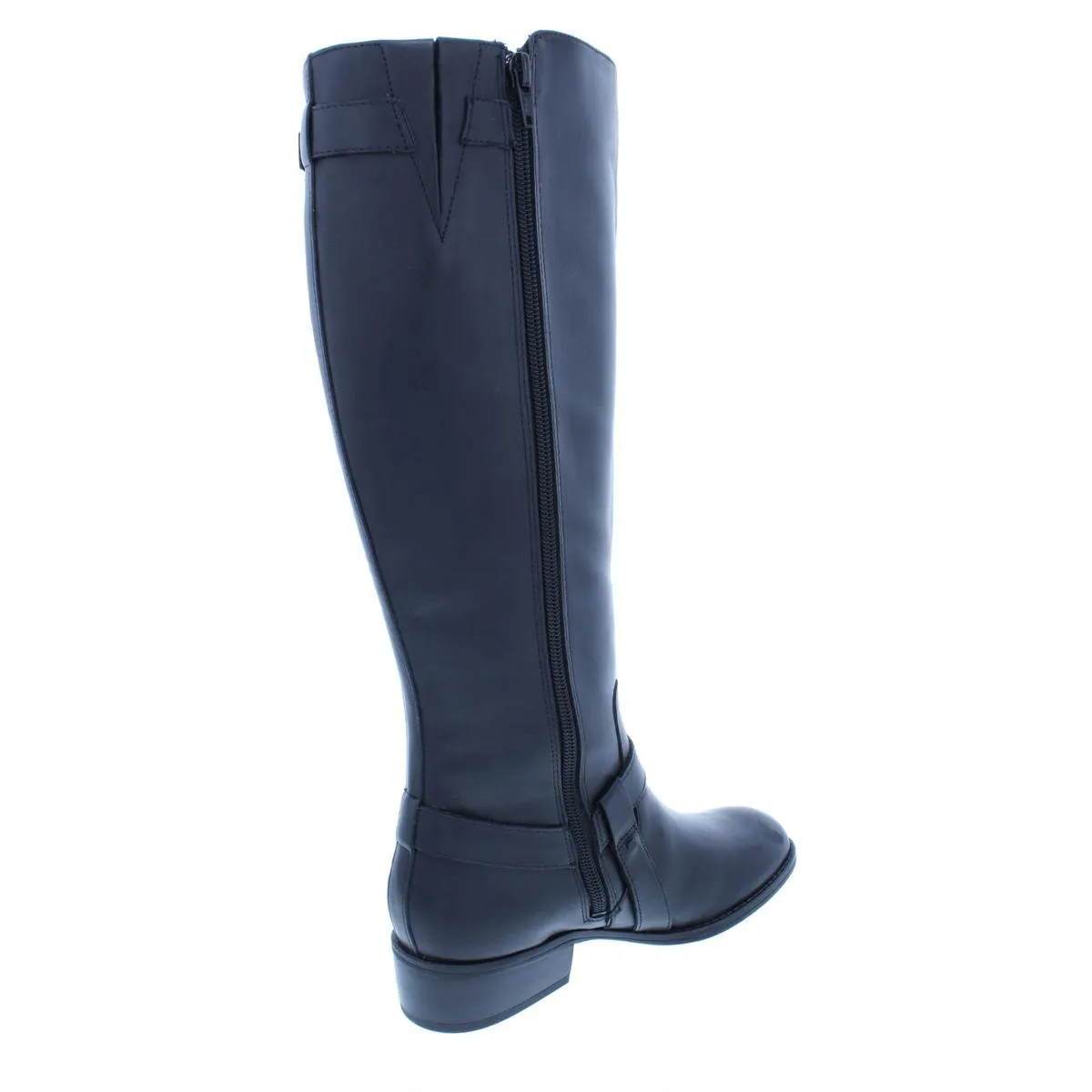Margarite Womens Leather Knee High Riding Boots