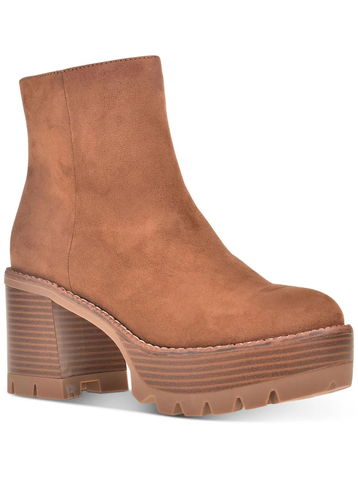 Margoeef Womens Round Toe Dressy Mid-Calf Boots
