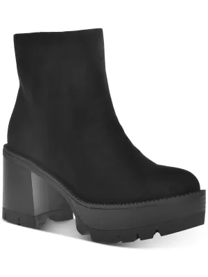 Margoeef Womens Round Toe Dressy Mid-Calf Boots