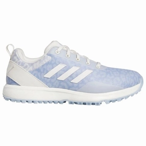 Mass production special New Women's Adidas S2G SL Golf Shoe Blue Dawn/White Simple Operation Join The Trend, Faux Leather