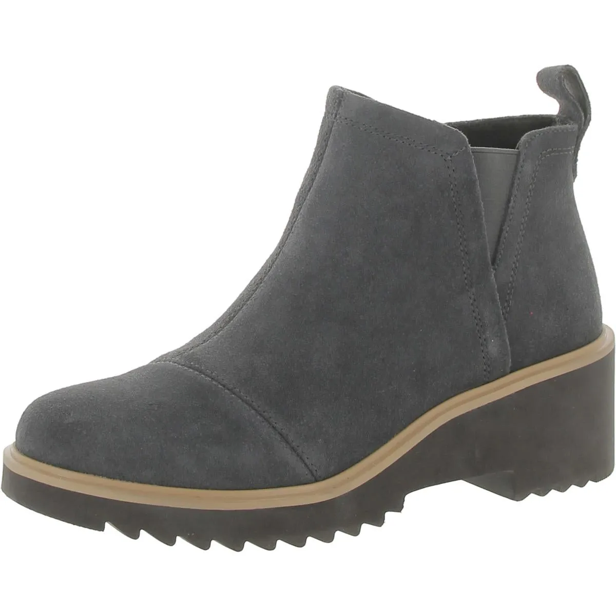 Maude Womens Suede Comfort Chelsea Boots