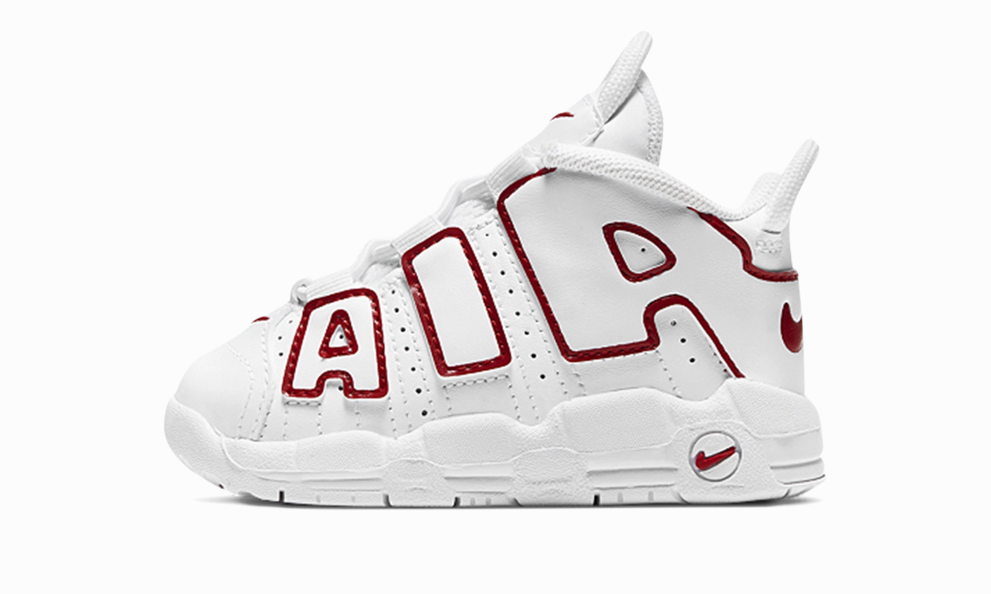 Clutch With Magnetic Snap Closure Memory-honoring special Air More Uptempo Qs TD "WHITE VARSITY RED" Tailored Creation Fan Favorite