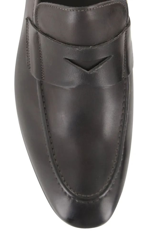 Fiori Di Lusso Dark Brown Penny Loafers Travel Ready, Top Handle, Transparent Pvc