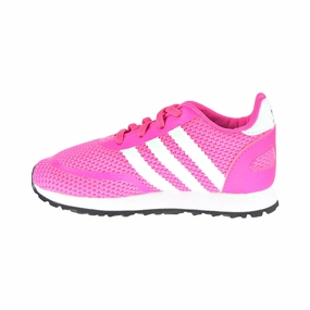 Metallic N-5923 EL I TD "Shock Pink/Footwear White" Customer Favorite Croc-Embossed