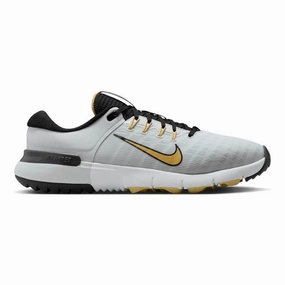 Metallic Nike Free Golf NN Golf Shoes FN0332 Yen off Cork