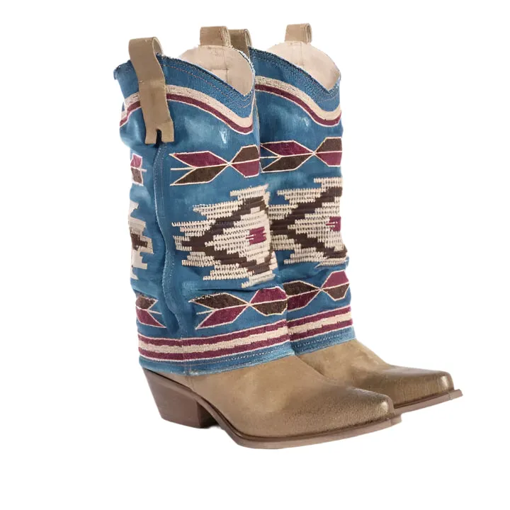 METISSE DX675 BEIGE BOOTS