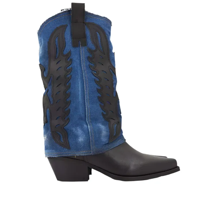 METISSE DX679 DENIM BOOTS