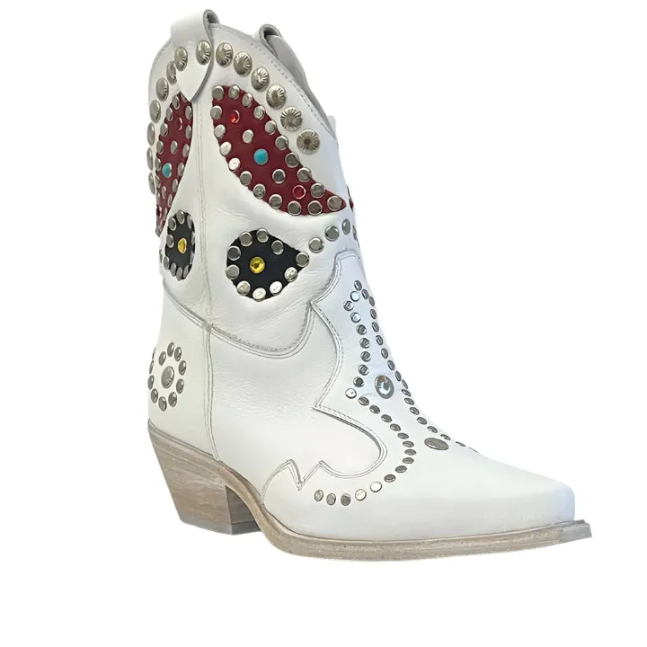 METISSE TB738BI WHITE BOOTS