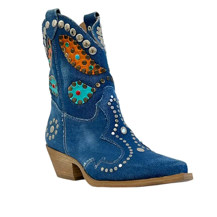METISSE TB738T DENIM BOOTS
