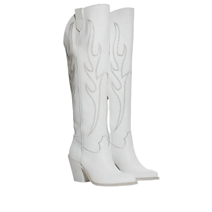 METISSE XD758 WHITE BOOTS