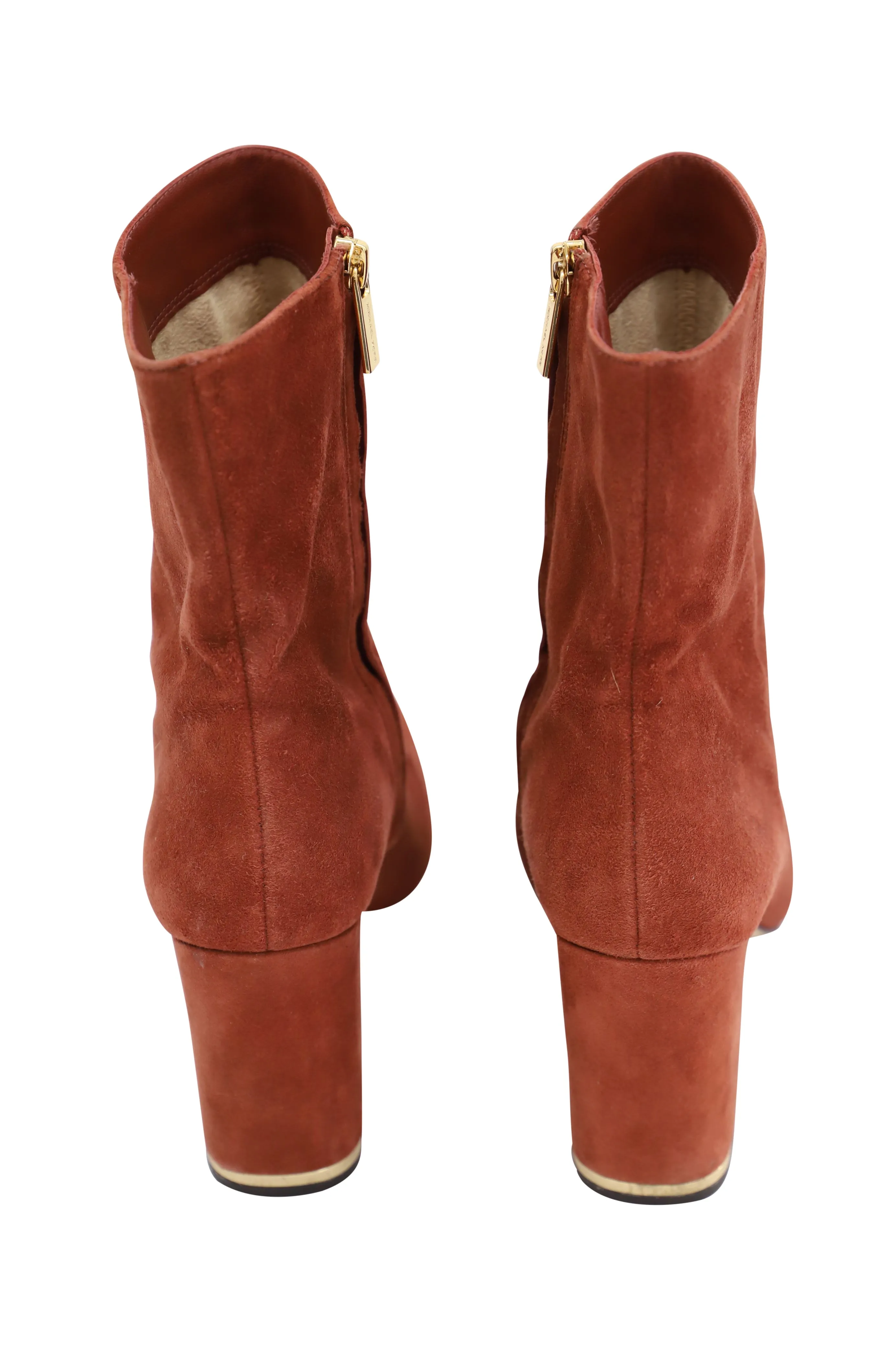 Michael Kors Ankle Boots in Orange Suede