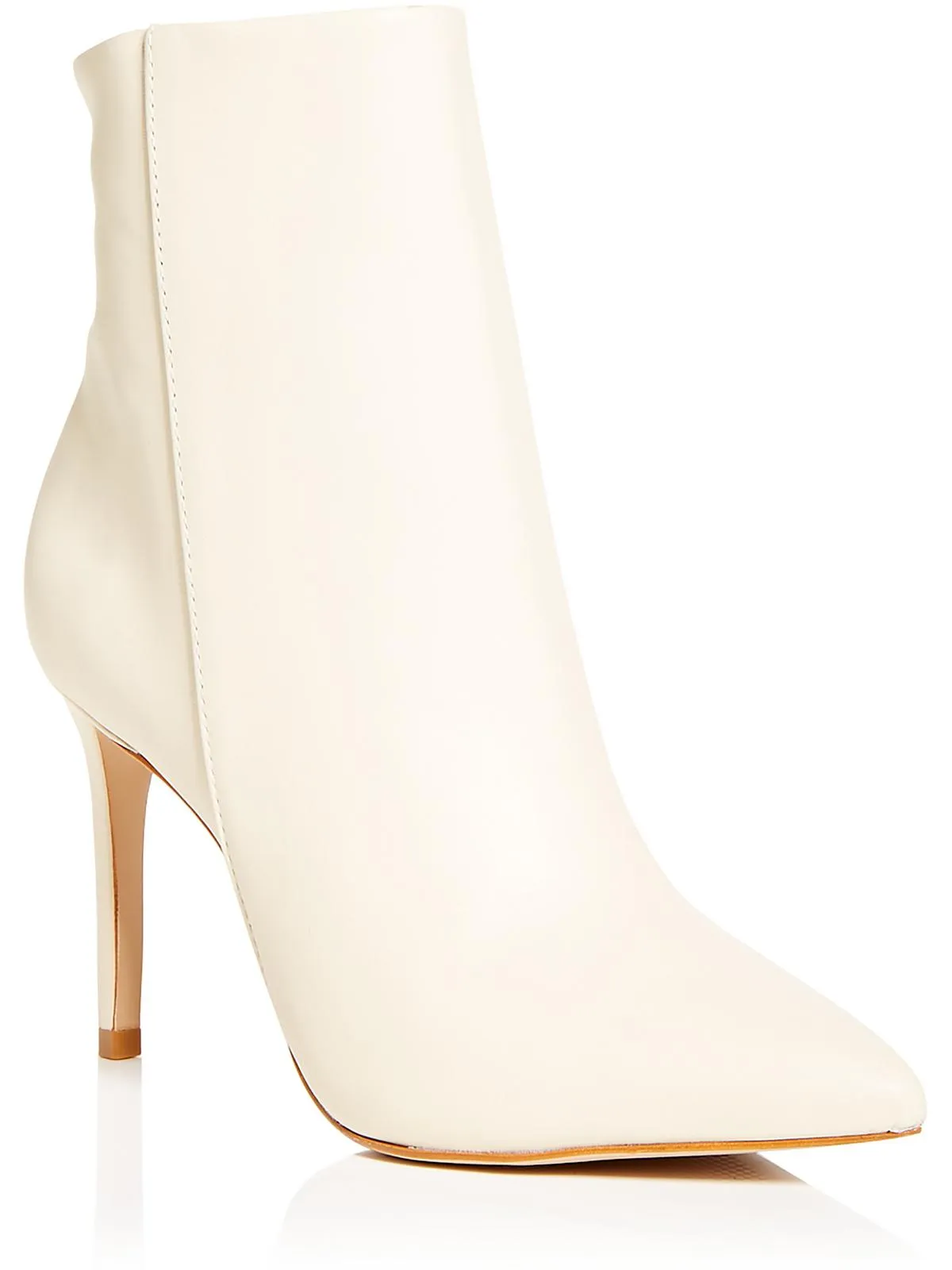 Mikki Womens Leather Stiletto Ankle Boots