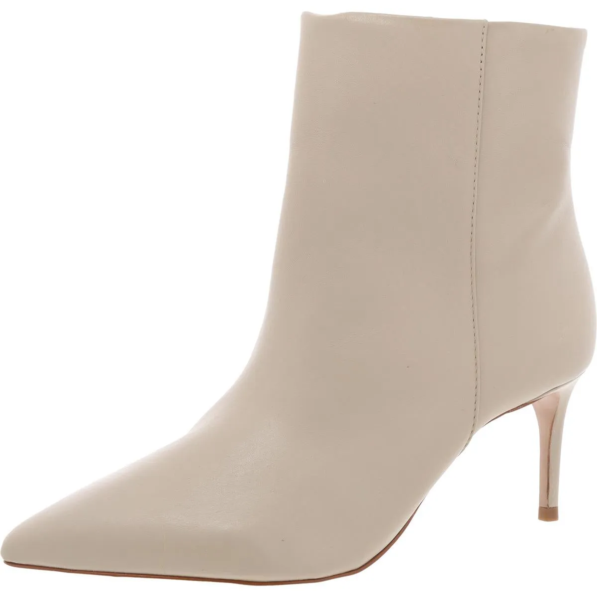 Mikki Womens Leather Stiletto Ankle Boots