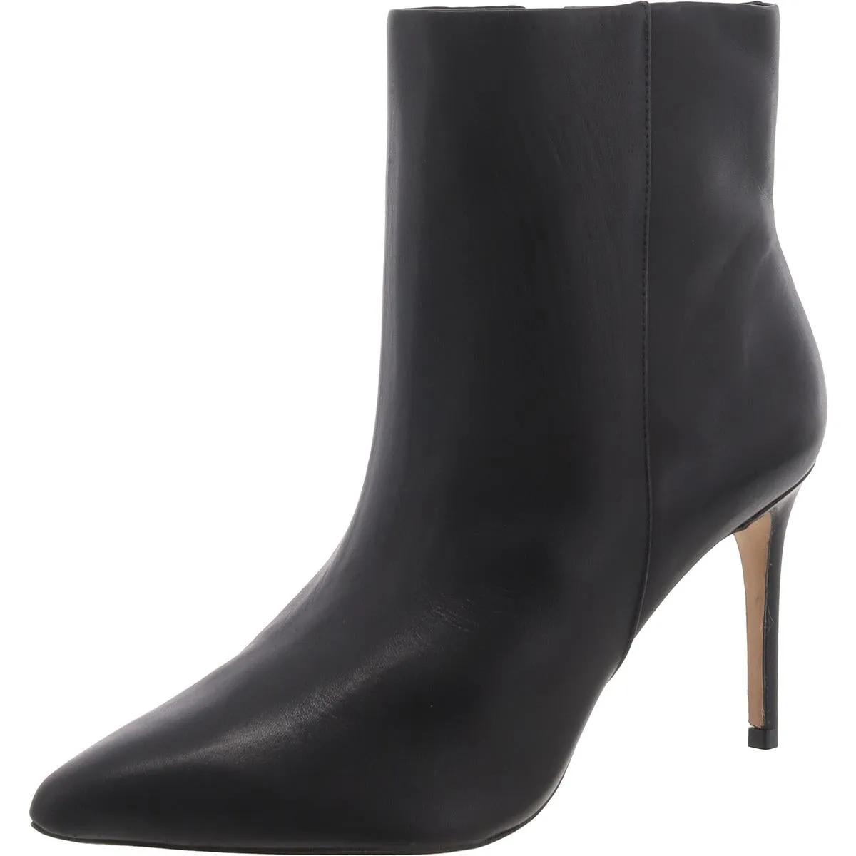 Mikki Womens Leather Stiletto Ankle Boots