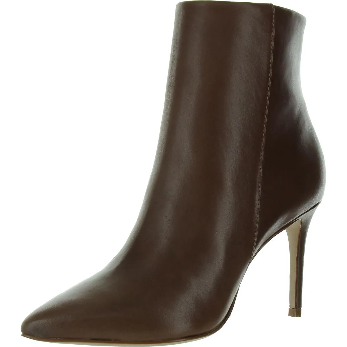 Mikki Womens Leather Stiletto Ankle Boots