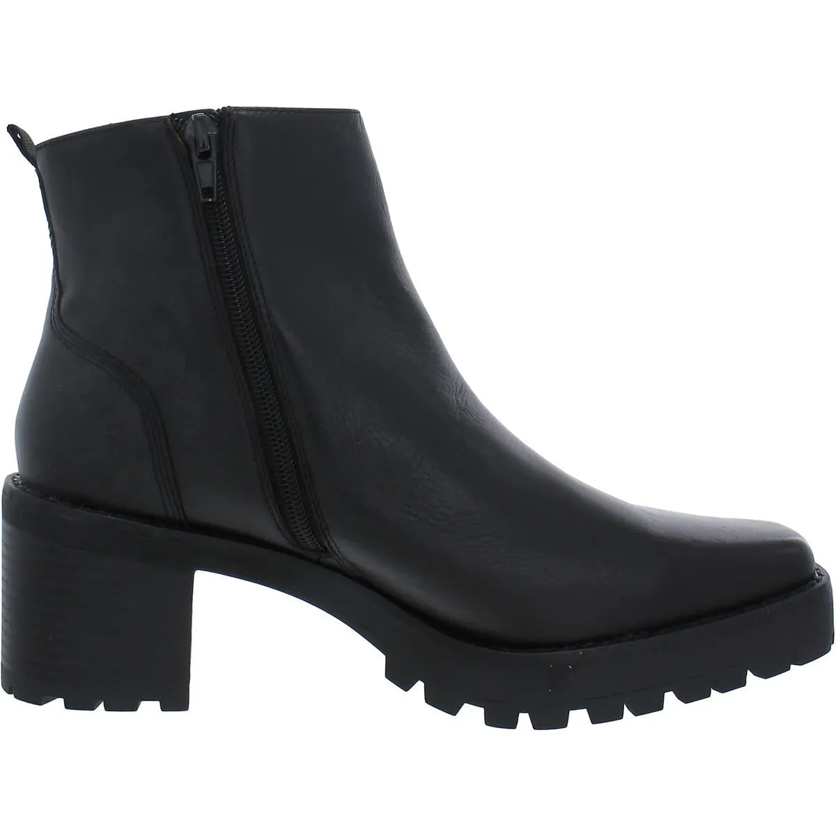 Milla Womens Leather Ankle Boots