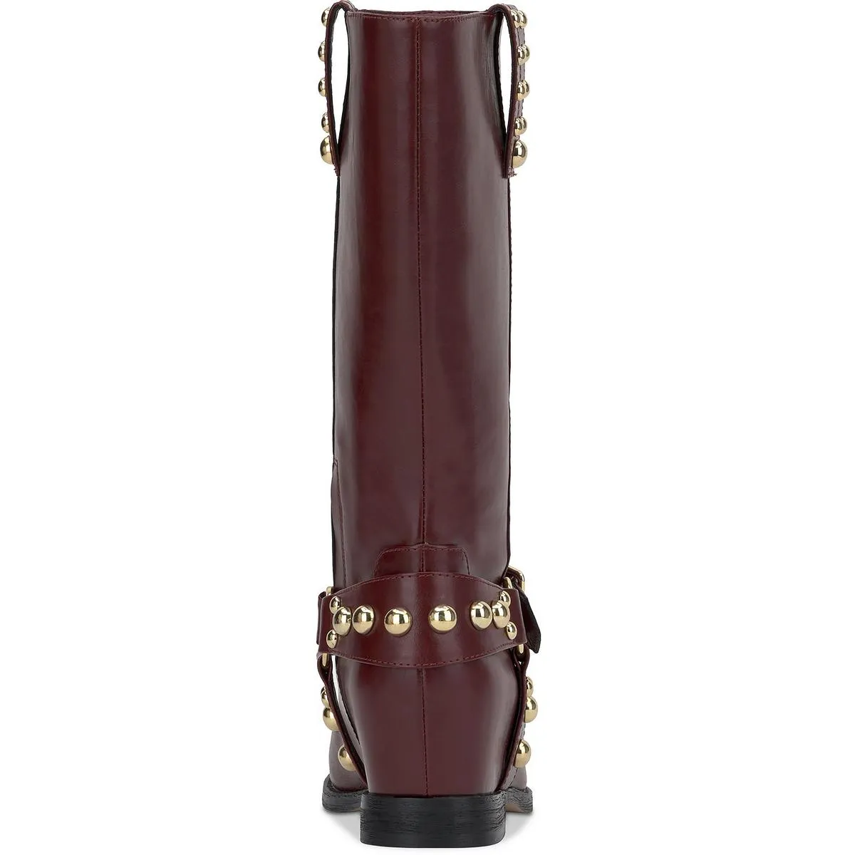 Milley Womens Studded Man Made Wedge Boots