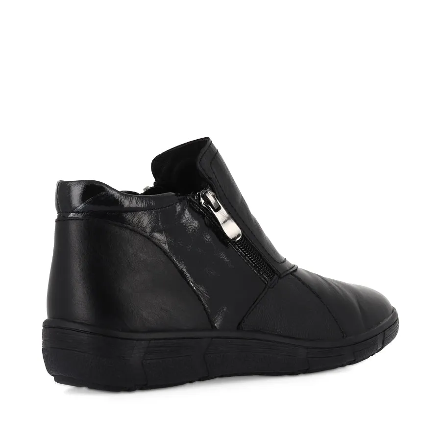 MITCHY - BLACK COMBO LEATHER