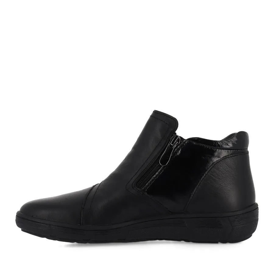 MITCHY - BLACK COMBO LEATHER