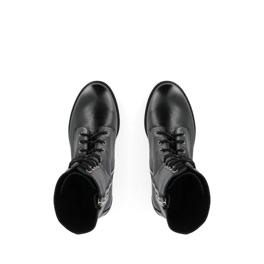 MIYOKO W - BLACK LEATHER