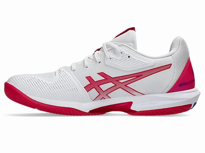 Worry-Free Wear Asics Women's Solution Speed FF 3 (White/Bright Rose) Great For Gifting