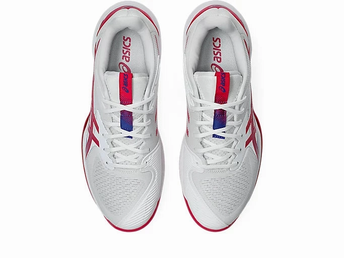 Minimalist Vibe, Cotton, Faux Leather Asics Women's Solution Speed FF 3 (White/Bright Rose)