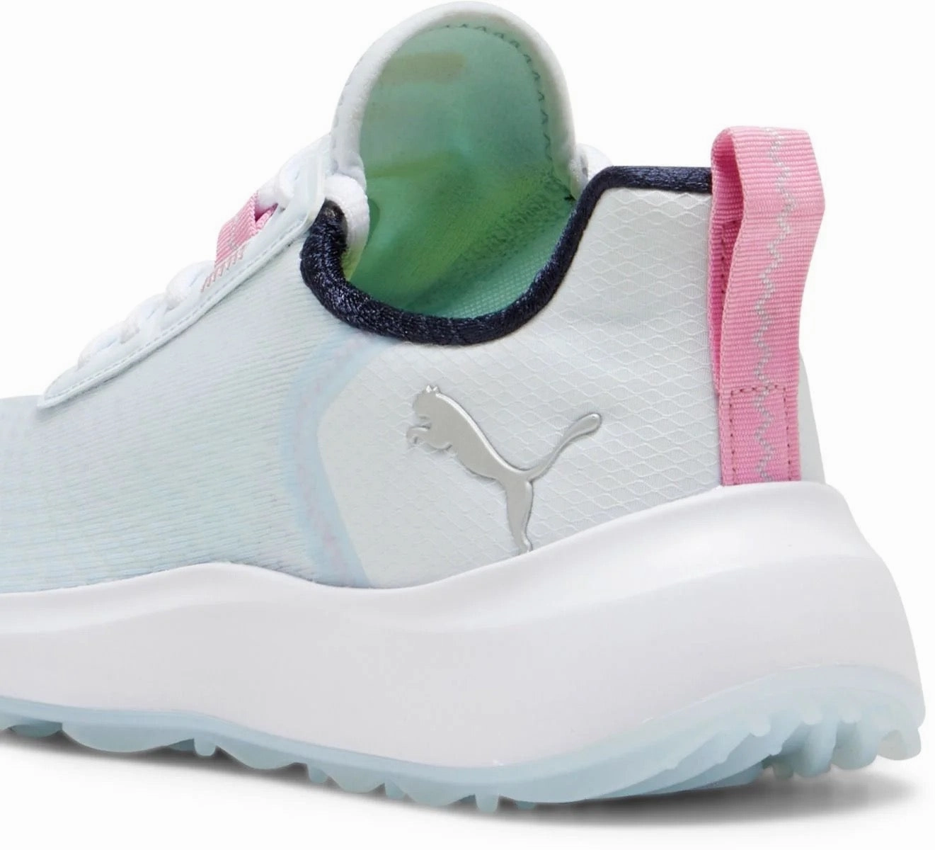 New Puma Women's Fusion Crush Sport - Icy Blue Golf Shoes MSP$100 Satin, Trendy Mini Handbag For Parties