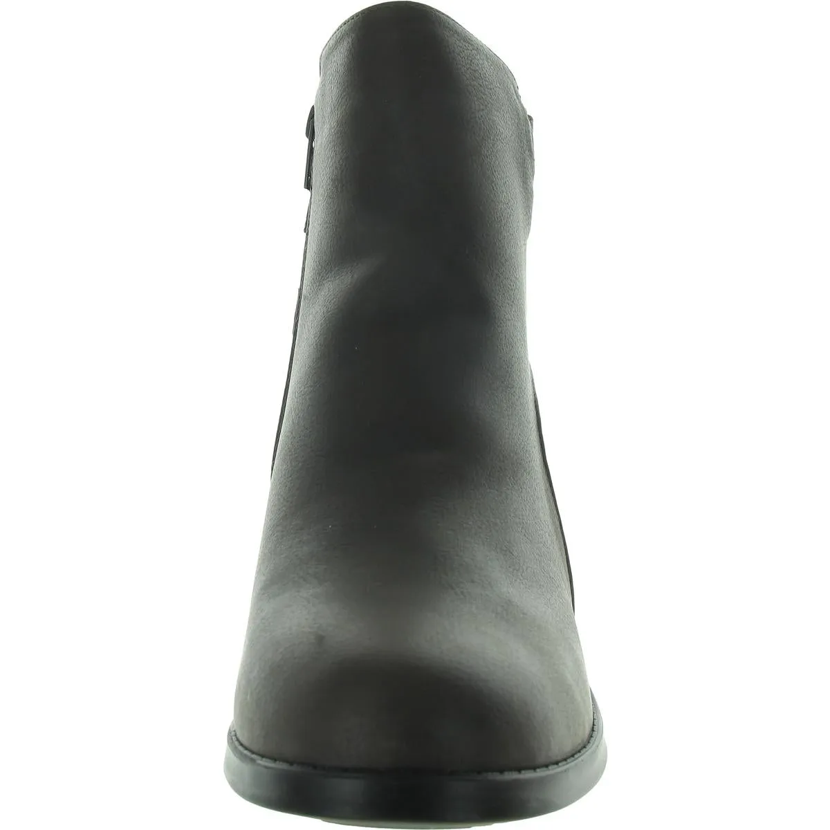 Murphy Womens Zipper Faux Leather Booties