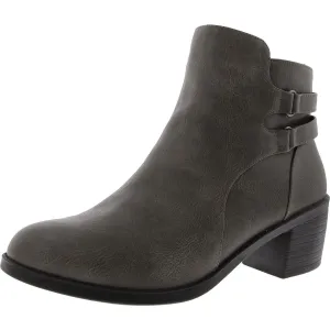 MURPHYNN Womens Comfort Insole Manmade Ankle Boots
