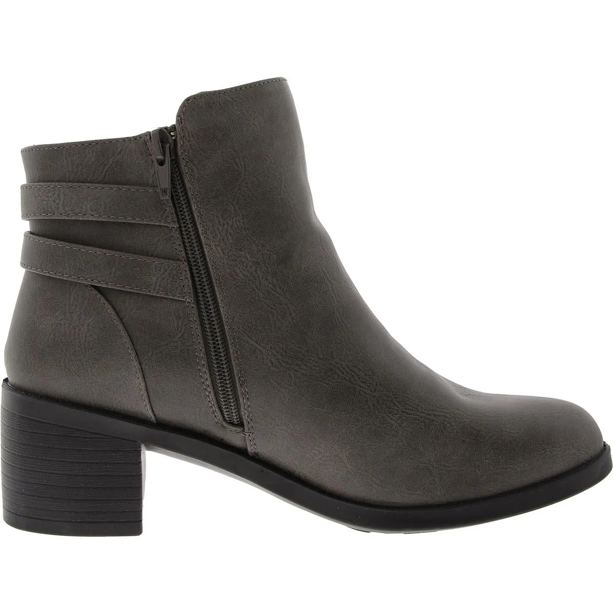 MURPHYNN Womens Comfort Insole Manmade Ankle Boots
