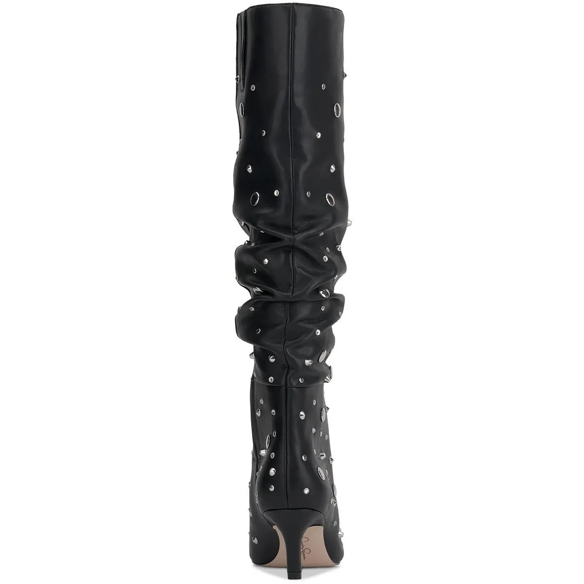 Naevy 2 WC Womens Wide Calf Faux Leather Knee-High Boots