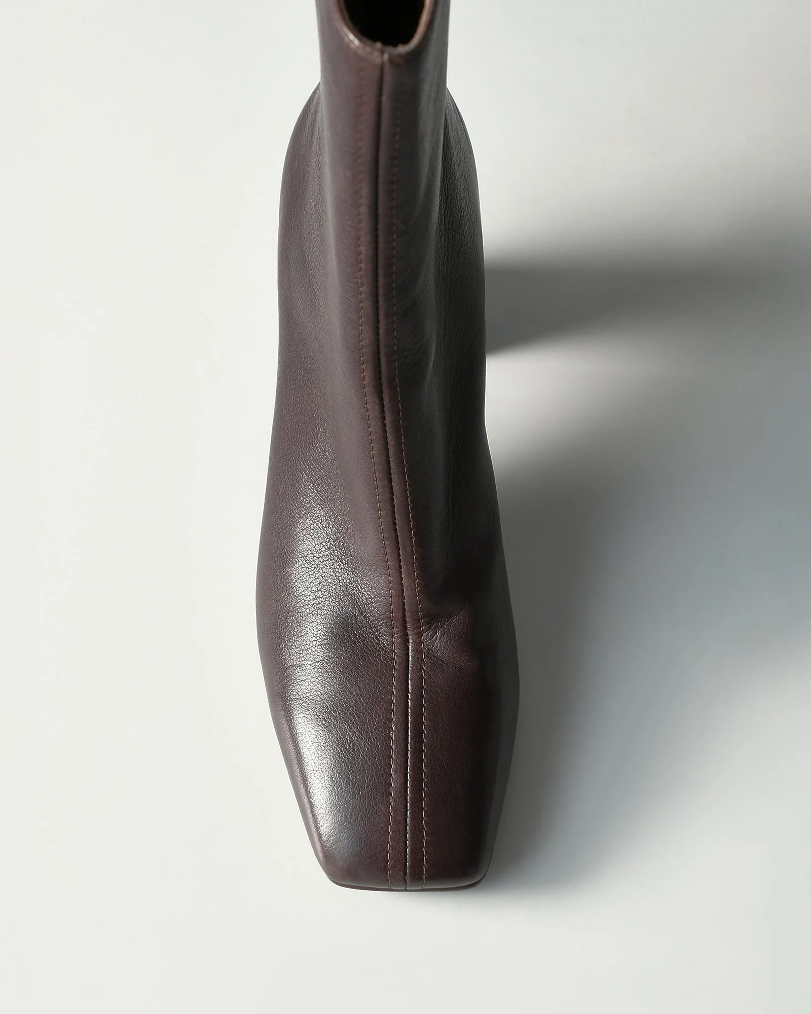 NEVADA MID ANKLE BOOTS CHOCOLATE LEATHER