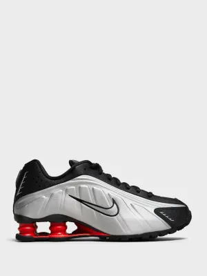 New condition offer Shox R4 Sneakers in Black, Light Crimson and Metallic Silver Need Satisfaction Adjustable Strap