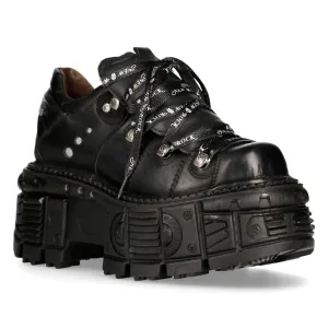 New Rock Unisex Platform Punk Metal Boots- M-TANK120N