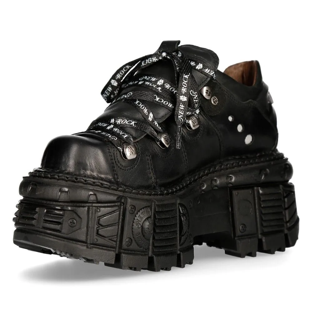 New Rock Unisex Platform Punk Metal Boots- M-TANK120N