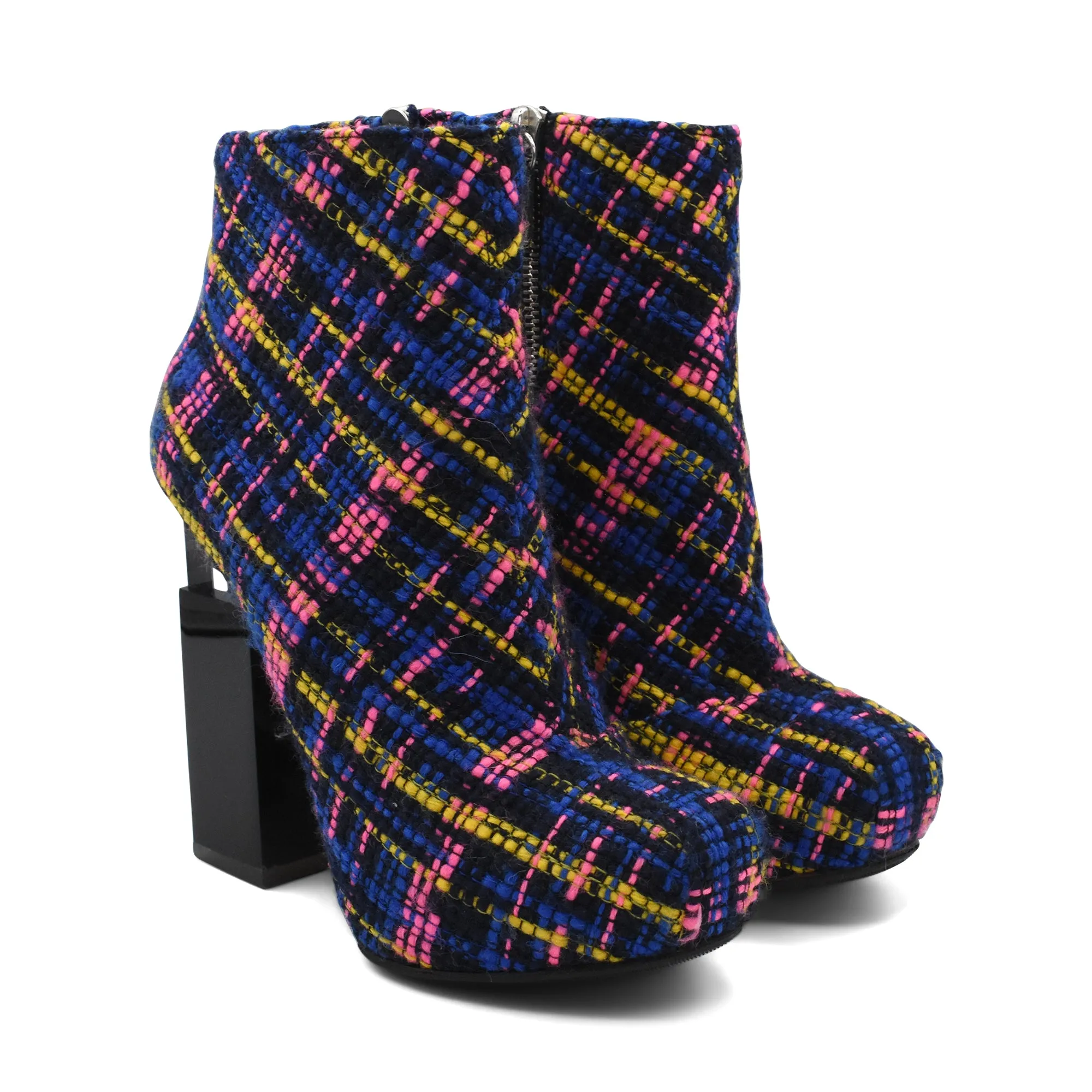 Nicholas Kirkwood x Erdem Tweed Boots - Women's 36