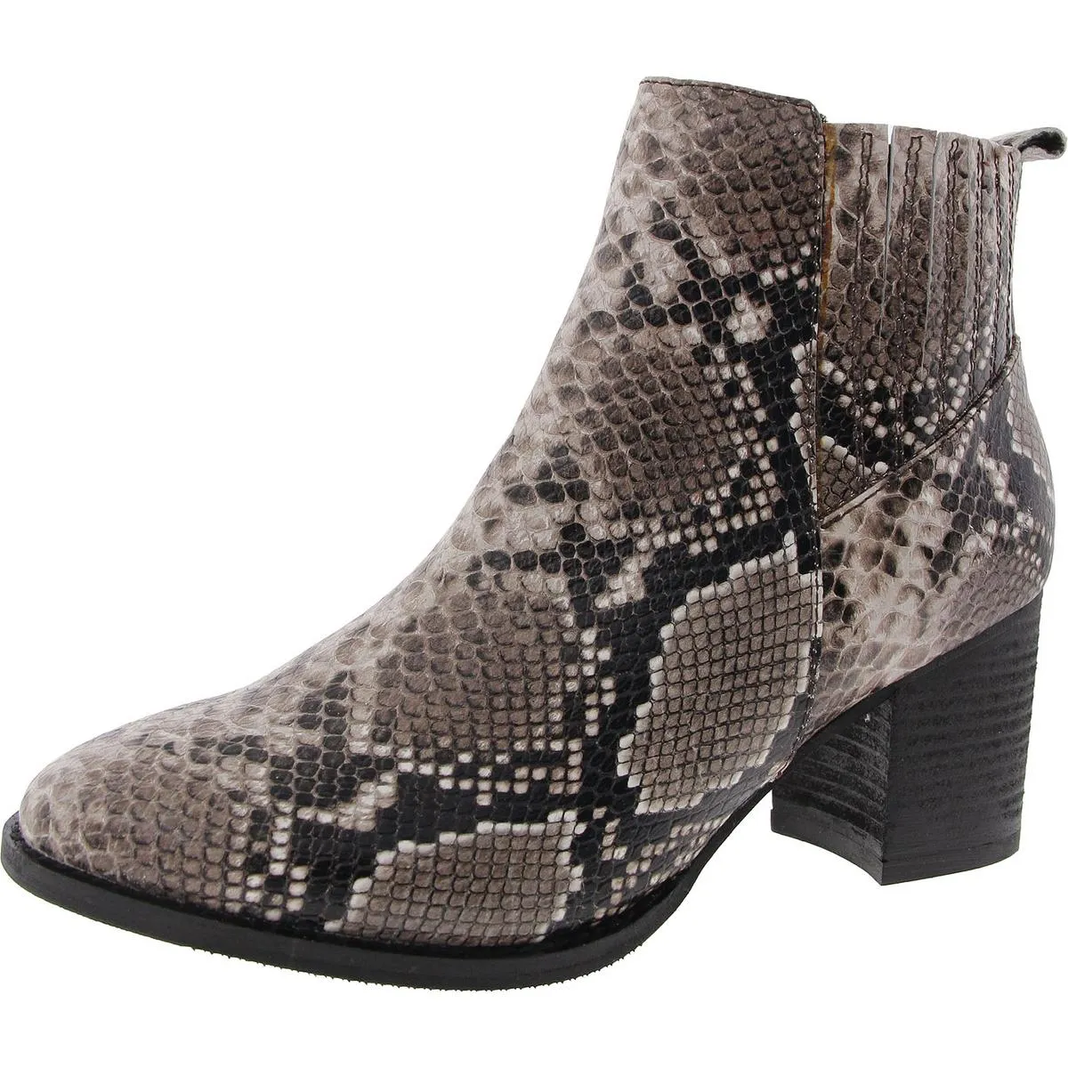 NOA Womens Solid Suede Ankle Boots