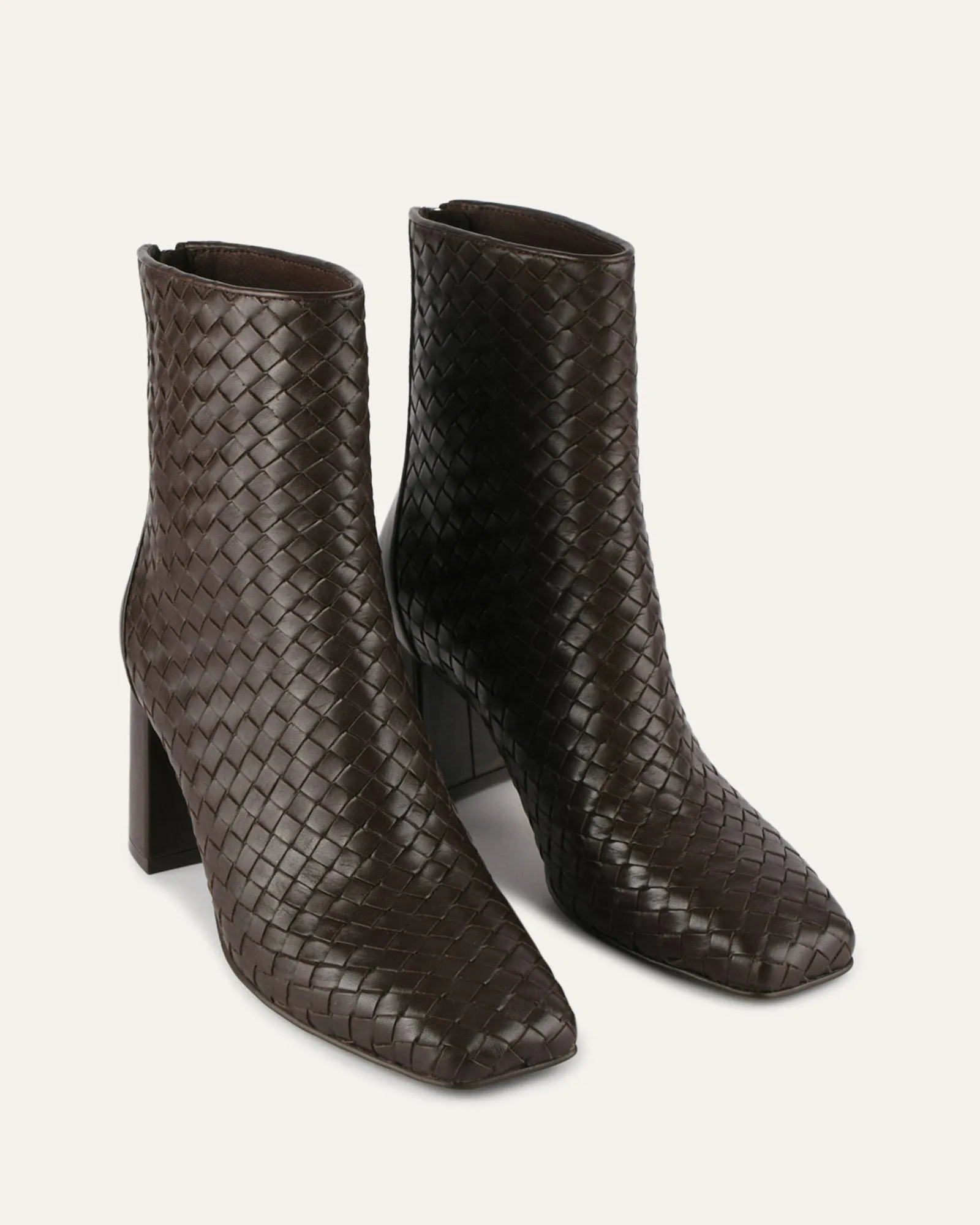 NOLA MID ANKLE BOOTS CACAO LEATHER