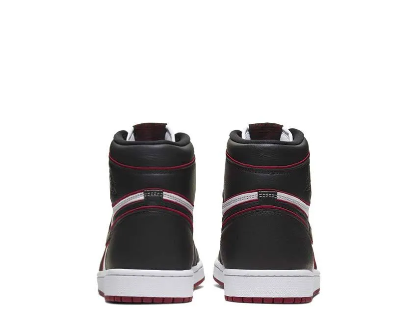 Metallic Leather, Bucket Bag For Summer Outings, Quilted Leather Clutch Air Jordan 1 Retro High OG "Bloodlines"
