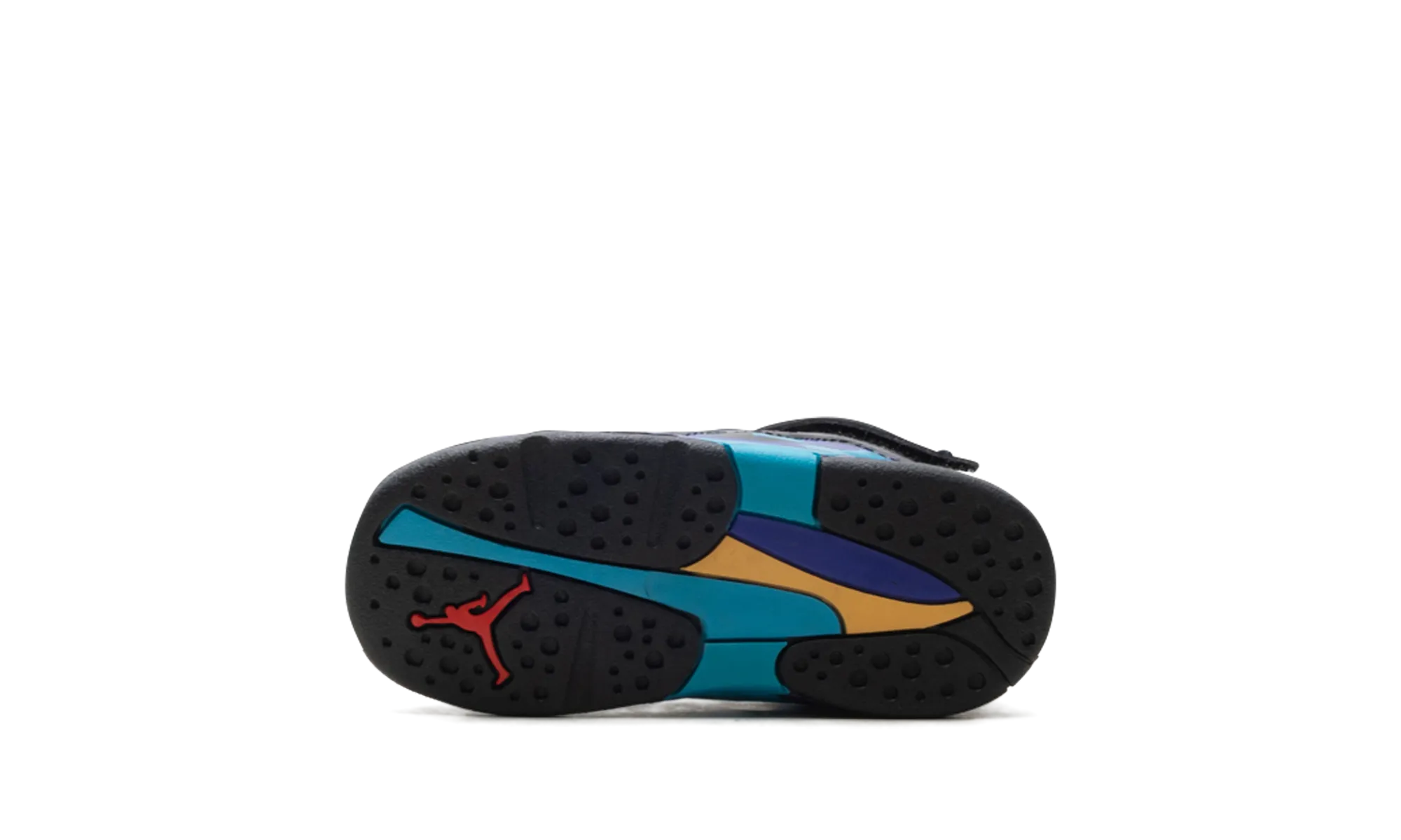 Air Jordan 8 Retro TD "Aqua (2025)" Buckle Closure