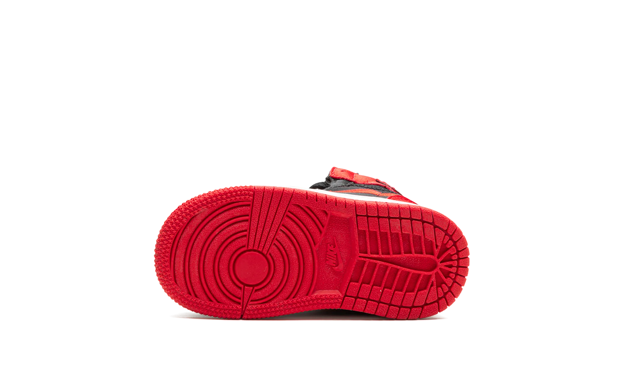 Ultra-Soft Texture Jordan 1 Retro High OG TD "Satin Bred"