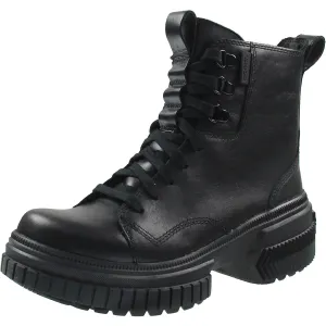 Ona Ave  Womens Waterproof Leather Combat & Lace-Up Boots