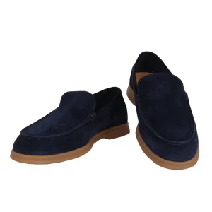 Original Concept Fiori Di Lusso Blue  Loafers Glowing Reviews Cotton