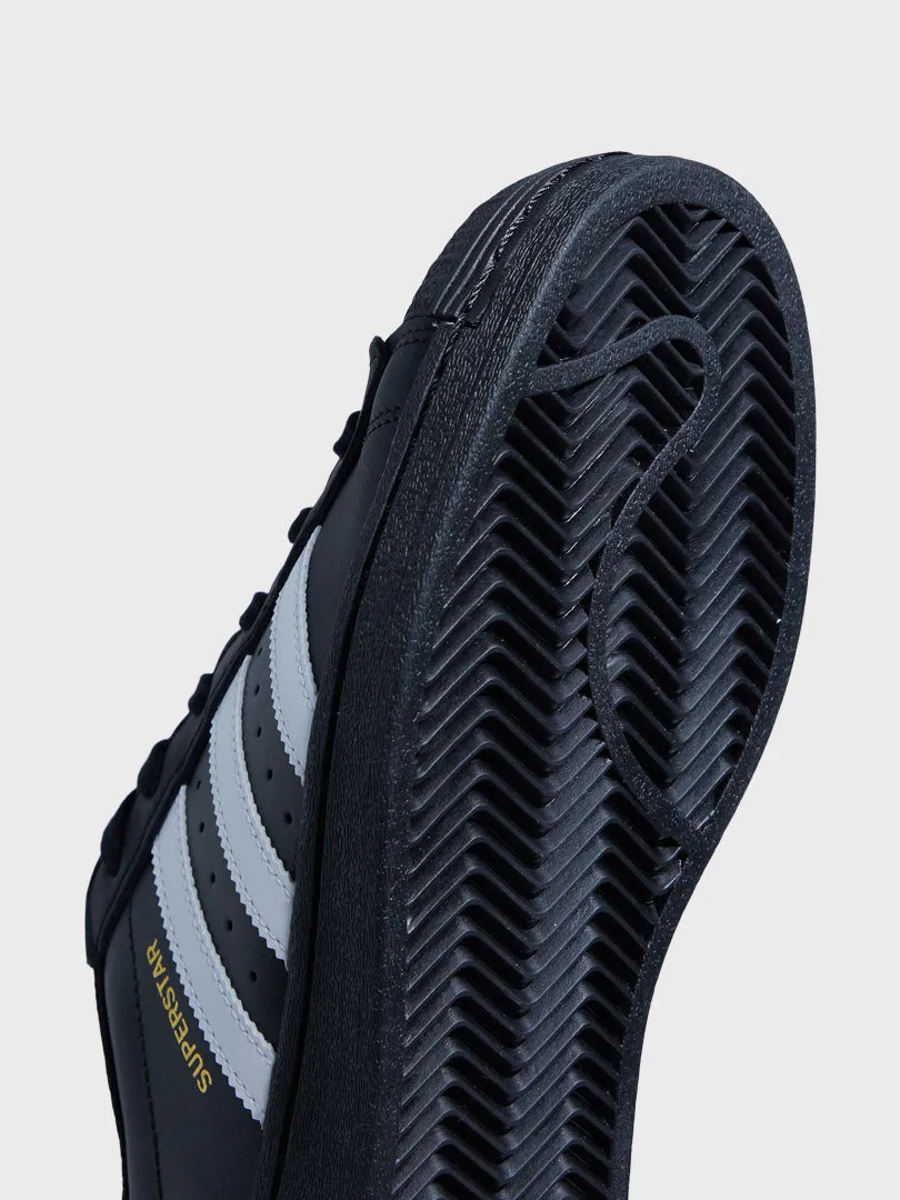 Coated Canvas Superstar Sneakers in Black Click. Shop. Done.