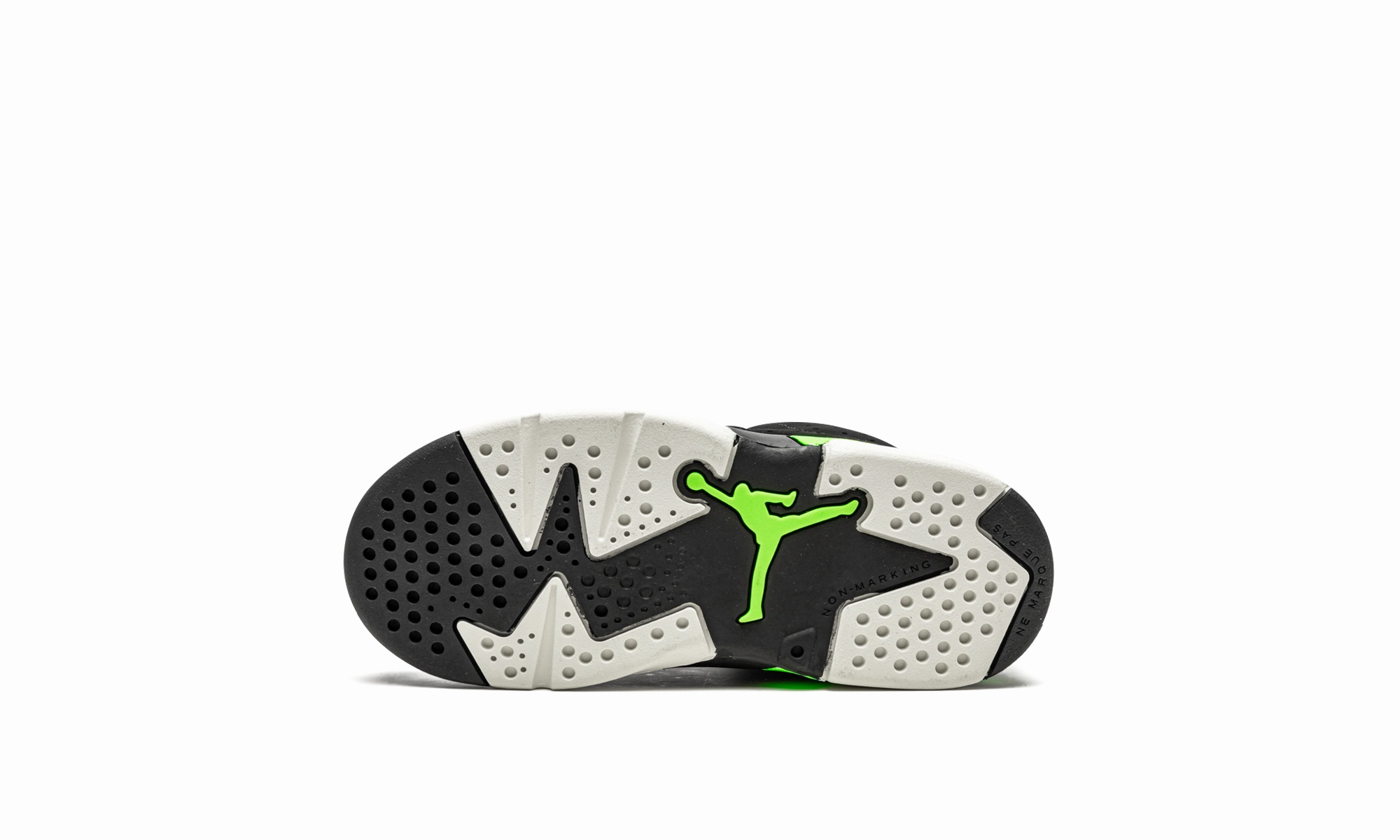 Vegan Leather Shoulder Bag, Perfect Fit, Expandable Jordan 6 Retro TD "Electric Green"